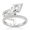 Thumbnail Image 1 of J'Lure Kite Step-Cut Lab-Grown Diamond Spiral Engagement Ring 2-1/2 ct tw 18K White Gold