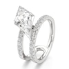 Thumbnail Image 4 of J'Lure Kite Step-Cut Lab-Grown Diamond Spiral Engagement Ring 2-1/2 ct tw 18K White Gold