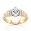 Thumbnail Image 1 of J'Lure Hexagon Brilliant-Cut Lab-Grown Diamond Engagement Ring 1-1/3 ct tw 18K Yellow Gold