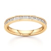 Thumbnail Image 1 of J'Lure Baguette & Round-Cut Lab-Grown Diamond Wedding Band 3/8 ct tw 18K Yellow Gold