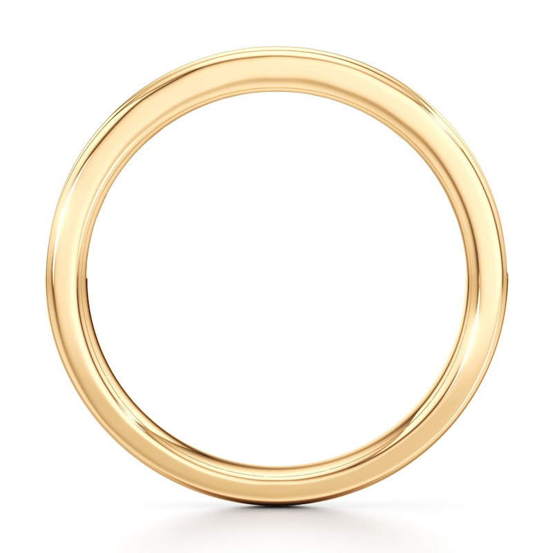 Main Image 2 of J'Lure Baguette & Round-Cut Lab-Grown Diamond Wedding Band 3/8 ct tw 18K Yellow Gold