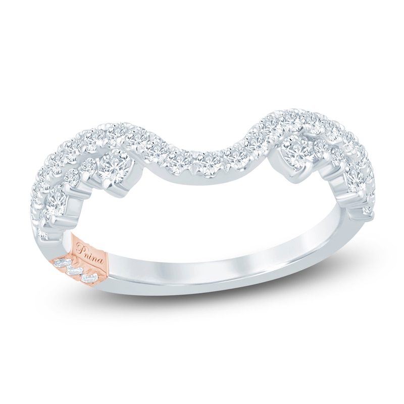 Main Image 1 of Pnina Tornai Diamond Swirl Anniversary Ring 5/8 ct tw 14K White Gold