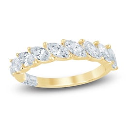 Pnina Tornai Marquise-Cut Lab-Grown Diamond 1-1/3 ct tw 14K Yellow Gold