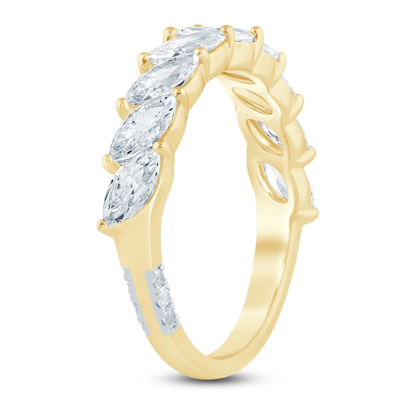 Main Image 2 of Pnina Tornai Marquise-Cut Lab-Grown Diamond 1-1/3 ct tw 14K Yellow Gold