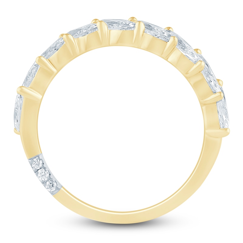 Main Image 4 of Pnina Tornai Marquise-Cut Lab-Grown Diamond 1-1/3 ct tw 14K Yellow Gold