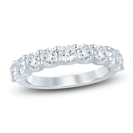 Lab-Grown Diamond Anniversary Ring 1-1/2 ct tw 14K White Gold
