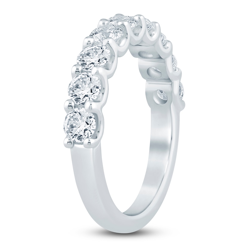 Main Image 2 of Lab-Grown Diamond Anniversary Ring 1-1/2 ct tw 14K White Gold
