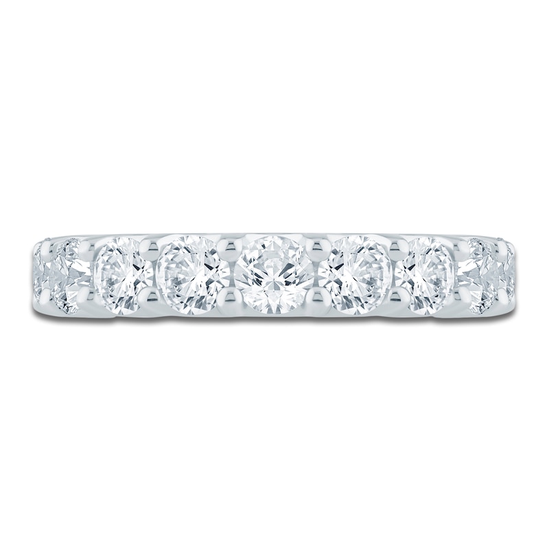 Main Image 3 of Lab-Grown Diamond Anniversary Ring 1-1/2 ct tw 14K White Gold