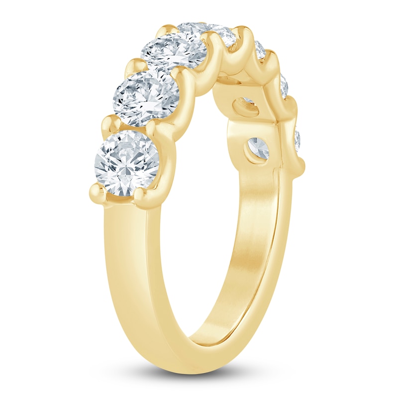 Main Image 2 of Lab-Grown Diamond Anniversary Ring 2 ct tw 14K Yellow Gold
