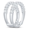 Thumbnail Image 2 of Princess-Cut Lab-Grown Diamond Enhancer Ring 2 ct tw 14K White Gold