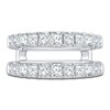 Thumbnail Image 3 of Princess-Cut Lab-Grown Diamond Enhancer Ring 2 ct tw 14K White Gold