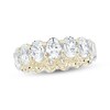 Thumbnail Image 1 of Oval-Cut Lab-Grown Diamond Eternity Band 6-3/4 - 8-1/6 ct tw 14K Yellow Gold
