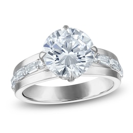 Vera Wang VOW Round-Cut Lab-Grown Diamond Engagement Ring 3-1/2 ct tw 14K White Gold