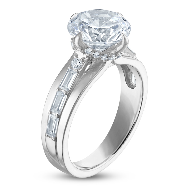Main Image 2 of Vera Wang VOW Round-Cut Lab-Grown Diamond Engagement Ring 3-1/2 ct tw 14K White Gold