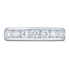 Thumbnail Image 3 of Lab-Grown Diamond Channel Wedding Band 1-1/2 ct tw 14K White Gold
