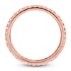 Thumbnail Image 2 of Lab-Grown Diamond Eternity Band 1/2 to 5/8 ct tw 14K Rose Gold