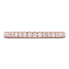 Thumbnail Image 3 of Lab-Grown Diamond Eternity Band 1/2 to 5/8 ct tw 14K Rose Gold