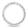 Thumbnail Image 2 of Certified Diamond Eternity Band 1-3/4 to 2-1/3 ct tw Platinum