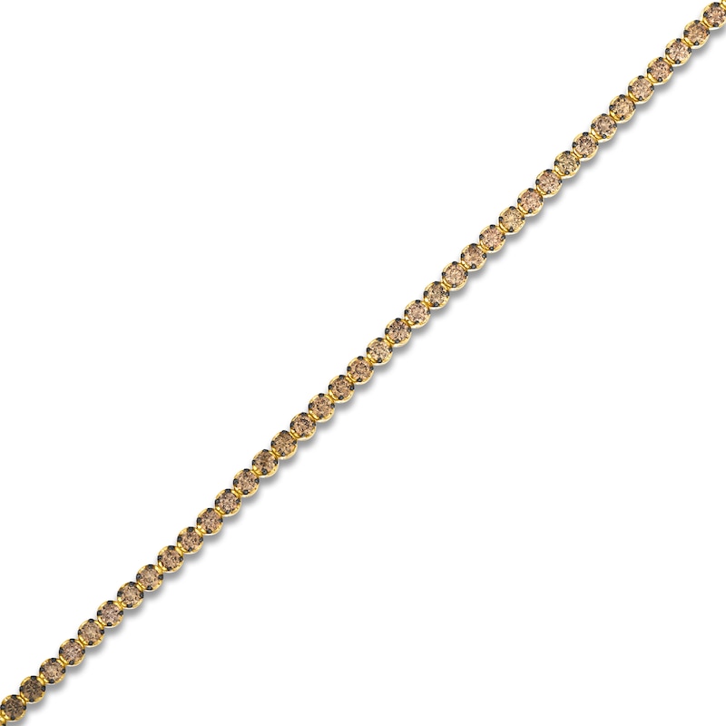 Main Image 2 of Le Vian Chocolate Diamond Tennis Bracelet 2 ct tw 14K Honey Gold 7"