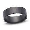 Thumbnail Image 1 of Men's Hammered Matte Wedding Band Black Zirconium 7mm