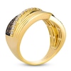 Thumbnail Image 2 of Le Vian Diamond Crossover Ring 3/4 ct tw 14K Honey Gold