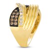 Thumbnail Image 3 of Le Vian Diamond Crossover Ring 3/4 ct tw 14K Honey Gold