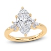Thumbnail Image 1 of Marquise-Cut Lab-Grown Diamond Engagement Ring 2-1/6 ct tw 14K Yellow Gold