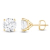 Thumbnail Image 1 of Round-Cut Lab-Grown Diamond Solitaire Stud Earrings 6 ct tw 14K Yellow Gold (SI2/F)