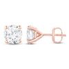 Thumbnail Image 1 of Round-Cut Lab-Grown Diamond Solitaire Stud Earrings 4 ct tw 14K Rose Gold (SI2/F)