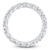 Thumbnail Image 2 of Certified Oval-Cut Diamond Eternity Band 3 to 4 ct tw Platinum