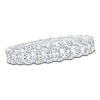 Thumbnail Image 1 of Certified Princess-Cut Diamond Eternity Band 1-5/8 to 2 ct tw Platinum