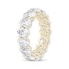 Thumbnail Image 2 of Oval-Cut Lab-Grown Diamond Eternity Band 6-3/4 to 8-1/6 ct tw 14K Yellow Gold