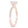 Thumbnail Image 2 of Round-Cut Lab-Grown Diamond Engagement Ring 1 ct tw 14K Rose Gold