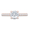 Thumbnail Image 3 of Round-Cut Lab-Grown Diamond Engagement Ring 1 ct tw 14K Rose Gold