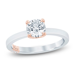 Pnina Tornai Lab-Grown Diamond Round-Cut Engagement Ring 1 ct tw 14K White Gold
