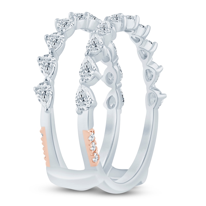 Main Image 2 of Pnina Tornai Lab-Grown Diamond Pear-Shaped Enhancer Ring 3/4 ct tw 14K White Gold