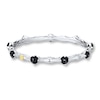 Thumbnail Image 1 of Tacori Onyx Bangle Sterling Silver/18K Yellow Gold