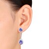 Thumbnail Image 1 of Tanzanite Drop Earrings 1-1/4 ct tw Diamonds 14K White Gold