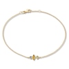 Thumbnail Image 1 of Aquamarine Peridot Citrine Bracelet 10K Yellow Gold