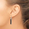 Thumbnail Image 3 of Onyx Dangle Earrings Sterling Silver