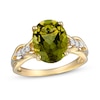 Thumbnail Image 1 of Natural Quartz Ring 1/15 ct tw Diamonds 10K Yellow Gold
