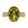 Thumbnail Image 2 of Natural Quartz Ring 1/15 ct tw Diamonds 10K Yellow Gold