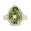 Thumbnail Image 1 of Effy Natural Quartz Ring 1/3 ct tw Diamonds 14K Yellow Gold