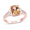 Thumbnail Image 0 of Effy Natural Morganite Ring 1/4 ct tw Diamonds 14K Rose Gold