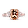 Thumbnail Image 2 of Effy Natural Morganite Ring 1/4 ct tw Diamonds 14K Rose Gold