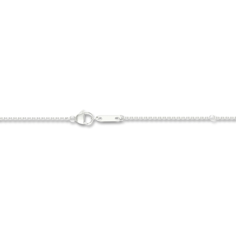 Main Image 4 of Tanzanite Necklace 1/20 ct tw Diamonds 10K White Gold