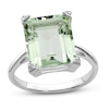 Thumbnail Image 0 of Natural Green Quartz Ring Sterling Silver