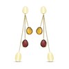 Thumbnail Image 1 of Natural Garnet & Natural Citrine Earrings 10K Yellow Gold