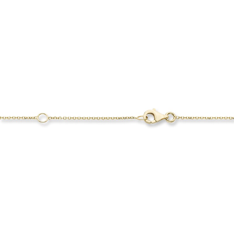 Main Image 2 of Natural Garnet & Natural Citrine Necklace 10K Yellow Gold