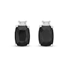 Thumbnail Image 2 of Natural Onyx & Natural White Topaz Earrings Sterling Silver